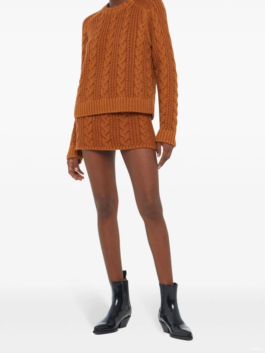 Affordable mid-rise Women skirt cable-knit Alanui 0822